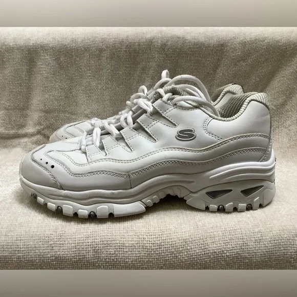 White Athletic Sneakers - Picture 2 of 10